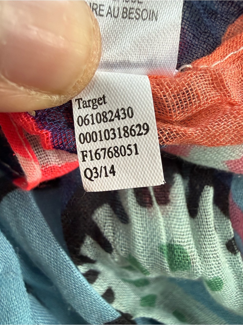 Lilly Pulitzer Target collab “boom boom” boho print wrap/scarf (43x70) - Picture 5 of 9